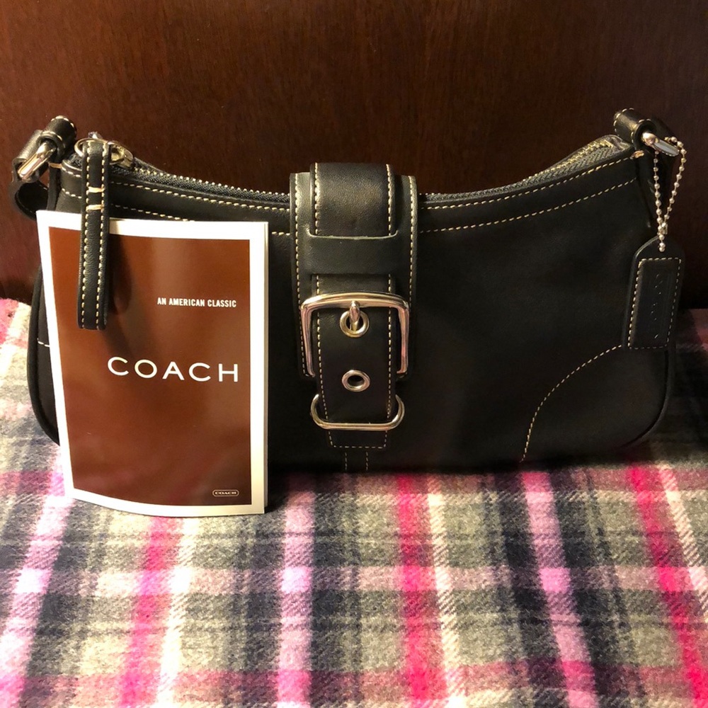 **PRICE DROP** Coach Hampton Black Leather Purse